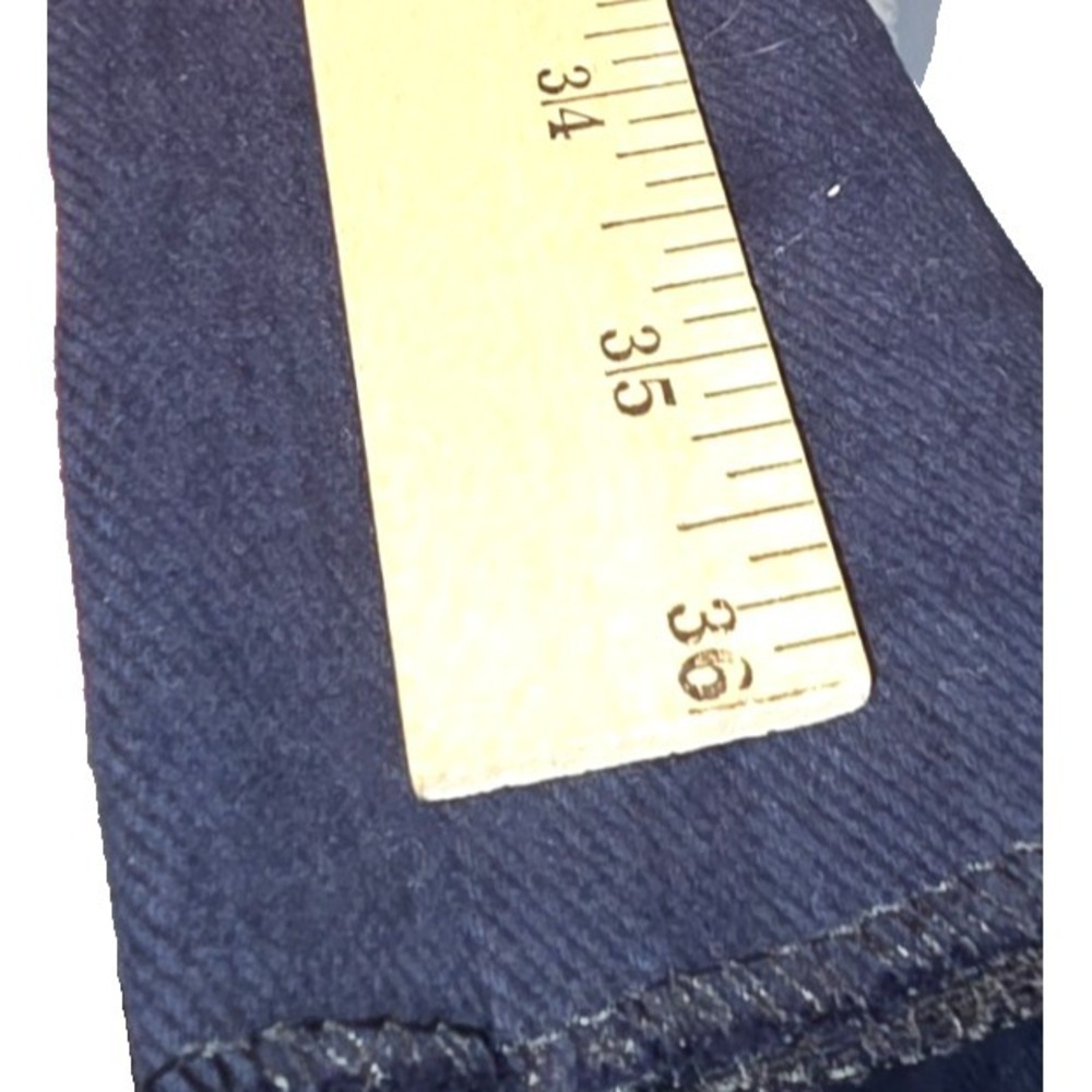 New retro Hickey Freeman Pleated Dress Thick Corduroy Pants Size 36x36 Navy‎ - Picture 8 of 10